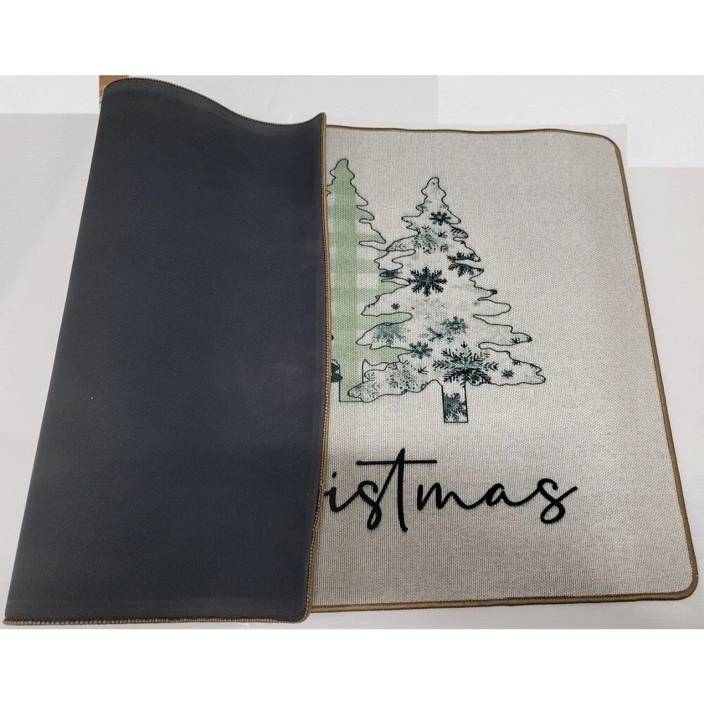 Polyester Bendable Rubber Back Floor Mat (17